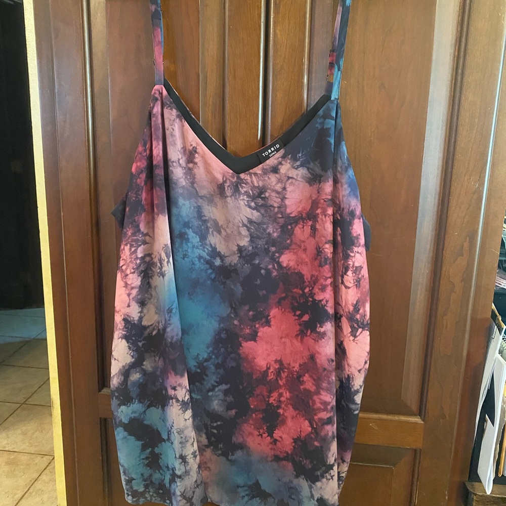 Torrid Multicolor Tie-Dye Camisole